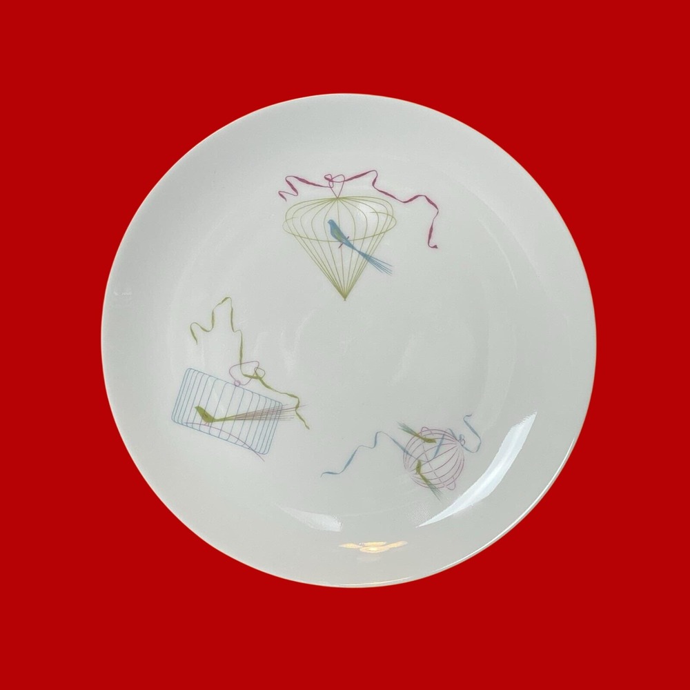 Vtg‎ MCM Rosenthal Continental China Raymond Loewy BIRD CAGE Salad Plate 7.5
